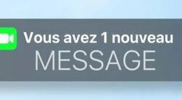Vous avez un nouveau message