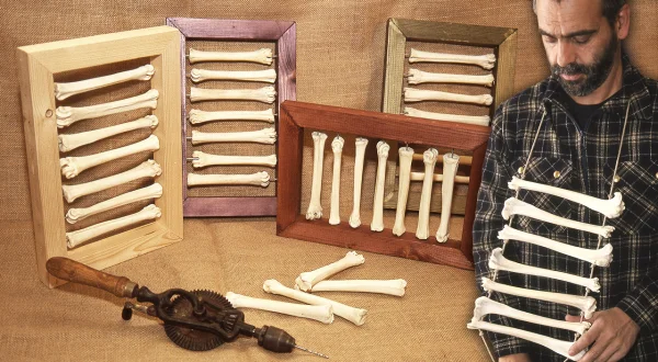 Zambombas y hueseras. Así suenan estos curiosos instrumentos hechos a mano