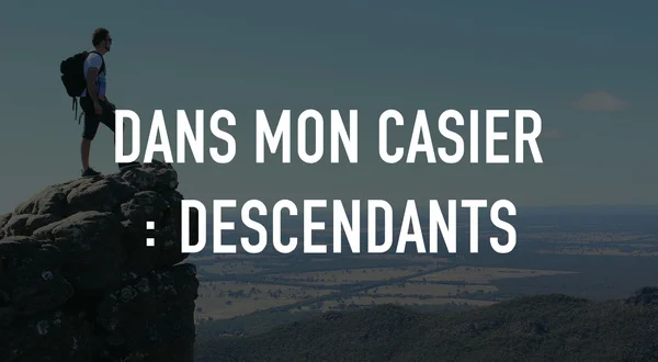 Dans mon casier : Descendants
