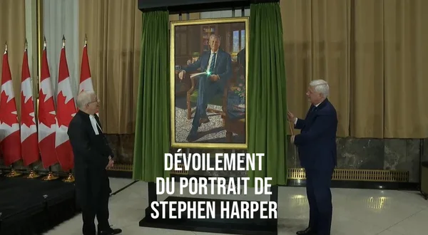 Dévoilement du portrait de Stephen Harper