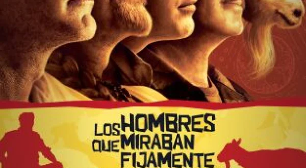 Los hombres que miraban fijamente a las cabras
