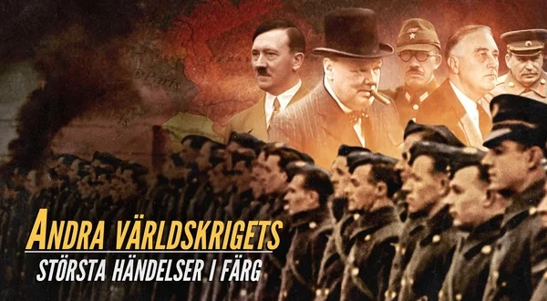 Andra världskrigets största händelser i färg