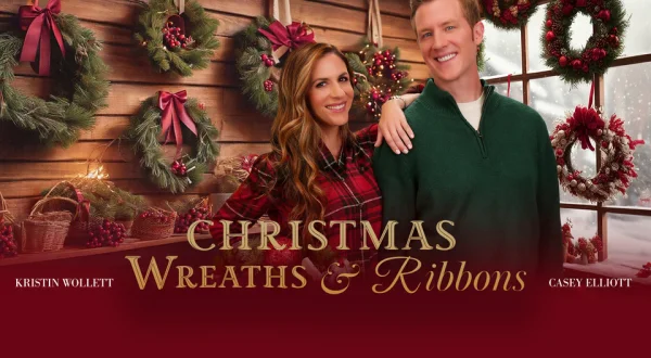 Christmas Wreaths and Ribbons