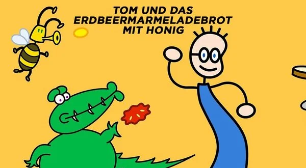 TOM und das Erdbeermarmeladebrot mit Honig