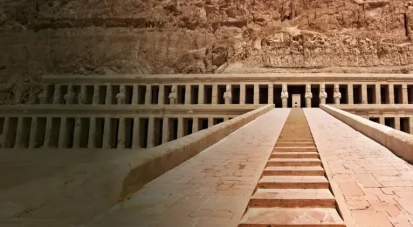 Le temple d'Hatchepsout, reine d'Égypte
