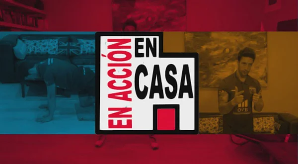 En acción en casa