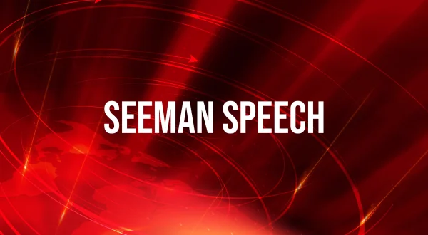 Seeman Speech