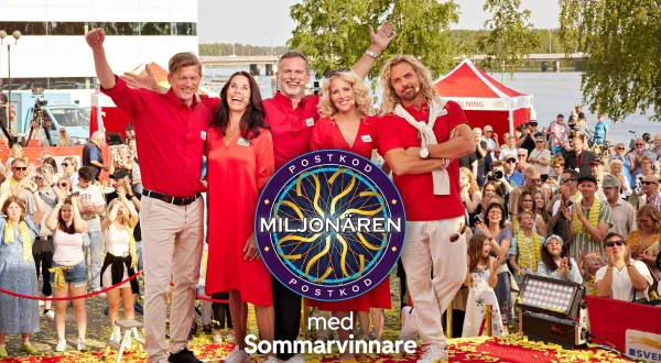 Postkodmiljonären med Sommarvinnare
