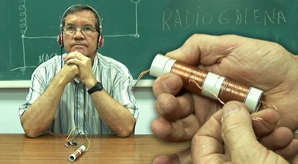 Radio casera sin electricidad. Fabricación a mano de la radio galena y su curioso funcionamiento