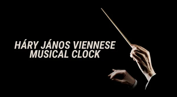 Háry János Viennese musical clock