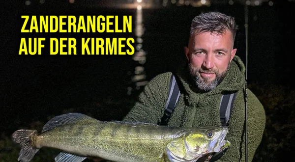 Zanderangeln auf der Kirmes