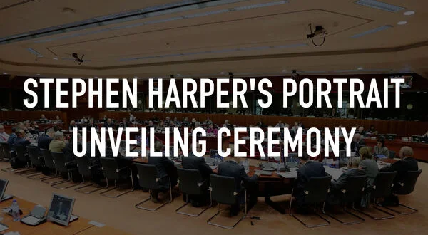 Stephen Harper's Portrait Unveiling Ceremony