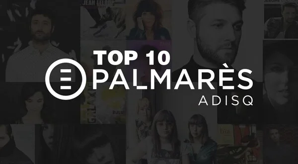 Top 10 palmarès ADISQ