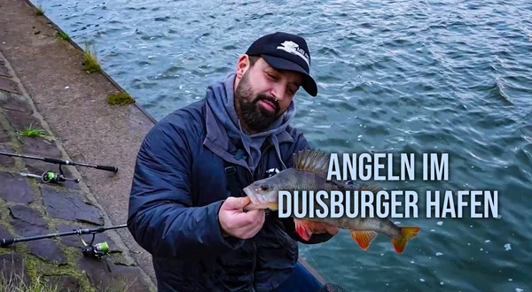 Angeln im Duisburger Hafen