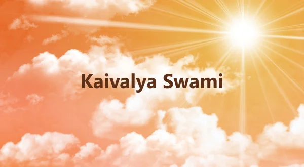 Kaivalya Swami