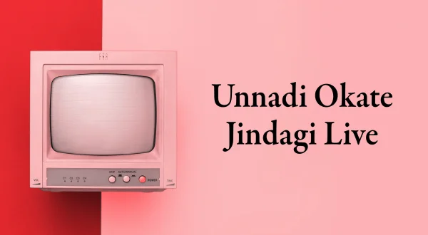 ఉన్నది ఒకటే జిందగీ లైవ్