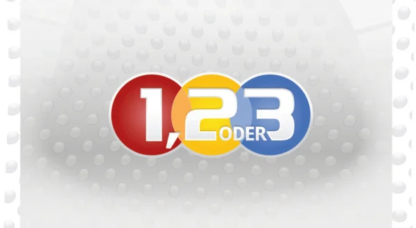 1, 2 oder 3
