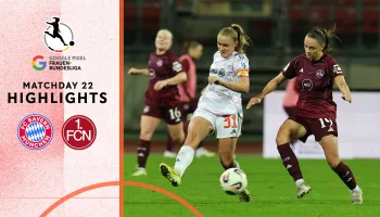Google Pixel Frauen-Bundesliga 2025/26 Highlights: FC Bayern Muenchen - 1. FC Nuernberg