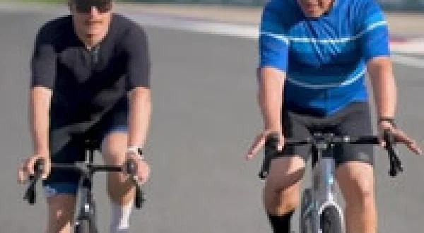 Cycling with Valtteri Bottas