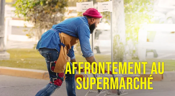 Affrontement au supermarché
