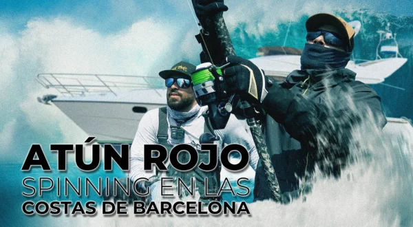 Atún rojo a spinning en las costas de Barcelona