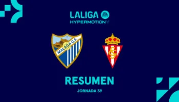 Resúmenes LALIGA HyperMotion: Málaga - Sporting
