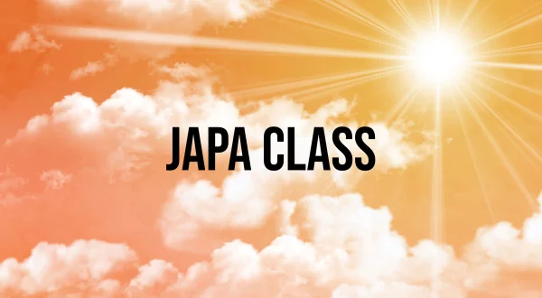 Japa Class