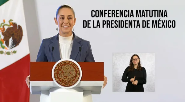 Conferencia matutina de la presidenta de México