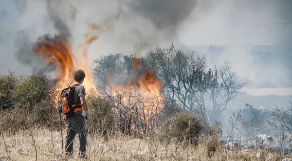 Feuerfront Südeuropa