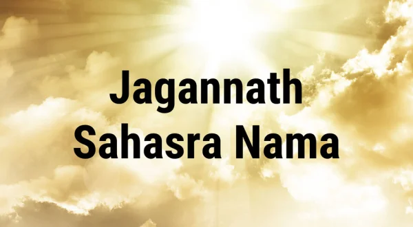 Jagannath Sahasra Nama