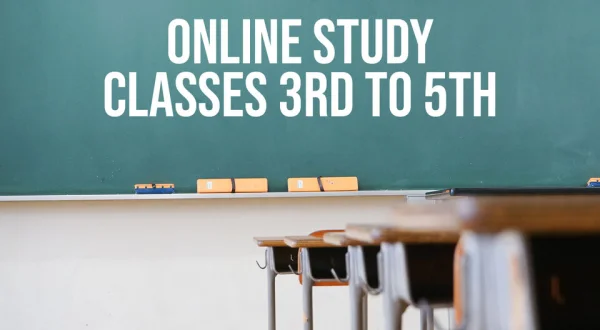 Online Study Classes 3rd To 5th