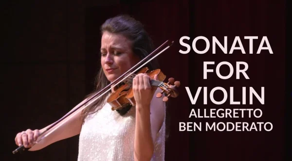Sonata for Violin: Allegretto Ben Moderato
