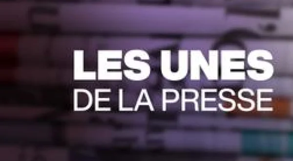 Les unes de la presse