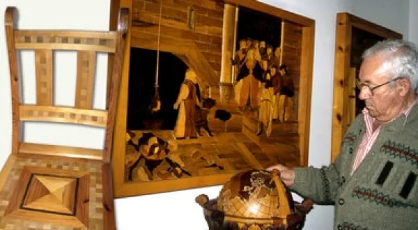 Huesos, marfil y nácar para la decoración de la madera en relieve: el arte de la taracea