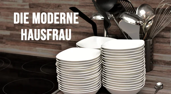 Die moderne Hausfrau