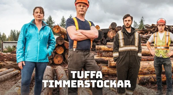 Tuffa timmerstockar