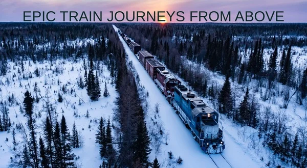 Epic Train Journeys From Above