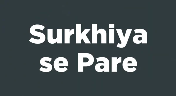 Surkhiya se Pare
