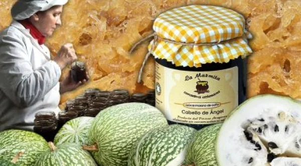Cabello de ángel casero con fibras caramelizadas de calabaza cidra. Así se elabora este famoso dulce