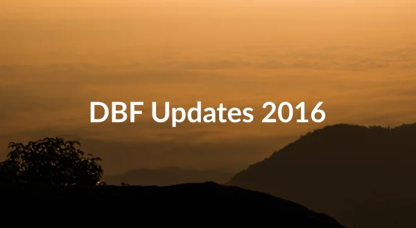 DBF Updates 2016
