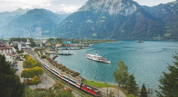 Traumhafte Bahnstrecken der Schweiz