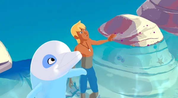 Beli delfin Um!