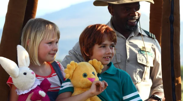 Kasper og Sofie på safari