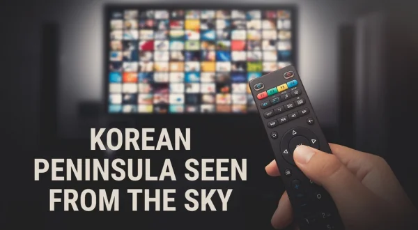 Korean Peninsula Seen From The Sky