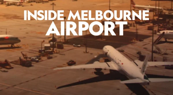 Inside Melbourne Airport