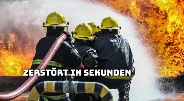Zerstört in Sekunden