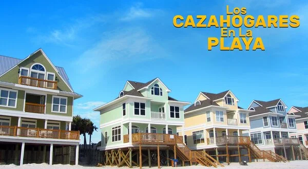 Los cazahogares en la playa