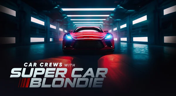 Car Crews With Supercar Blondie