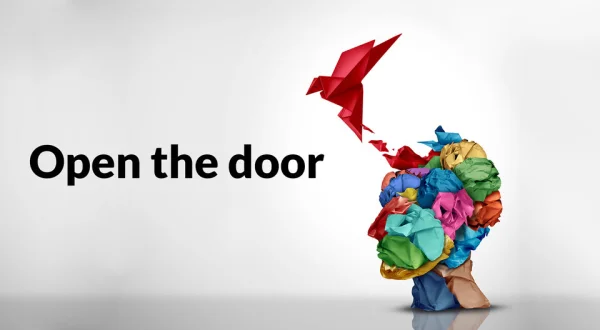 Open the door