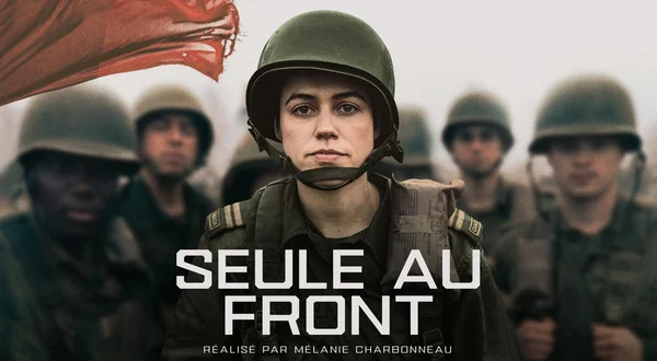Seule au front